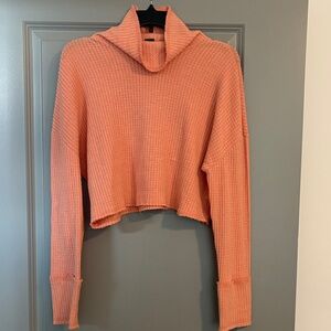 Wild Fable Coral Cowl Neck Sweater